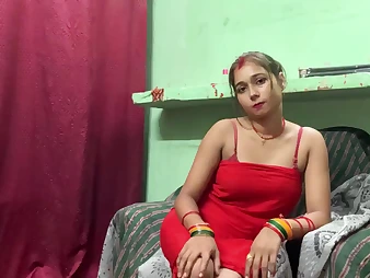 Real Beautiful Indian Wife Sucking and Fucking