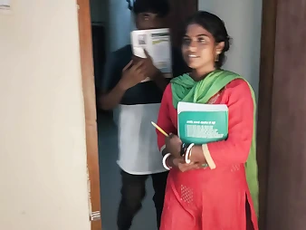 Bangladeshi instructor with student leaves to explore and gets a Three-way with boys and instructor