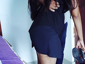 Slender Sri Lankan girlfriend Girlfriend makes Shufty at So Torrid inhibition hard-core amusement with their way hot friend