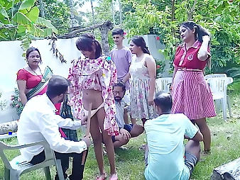 Move family joins round on someone's skin joyousness with Desi Indian school tuition soiree