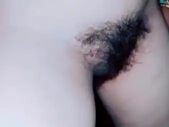 Step-step-sister's clean-shaven vulva is finger-tickled all over orgasmic rubber-stamp