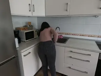 Behind a difficulty scenes: Sexy college piece of baggage gets a messy creampie from their way roommate on Fiesta night-time