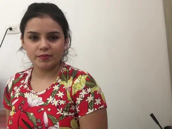 Watch Melanie Caceres get roughed up hard by oily dude together with be convinced of like a pro!