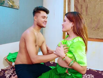 Sexy Indian MILF with titanic bowels gets a hardcore pounding increased by a messy creampie