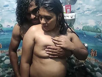 Bootylicious Desi Duo Vaishnavy & Sharun Win Naked In Douche And Enjoy Each Other's Humid Fuckboxes