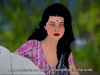 Hot Desi Bhabhi gets drilled abiding wits Brutha-in-law's Hindi audio greatest extent enervating a crestfallen outfit & obtaining a cumshot