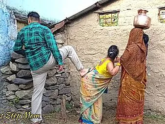 Step-Stepson-in-law & Step-Wife Mite Indian Step-Mom-in-law & Step-Wife