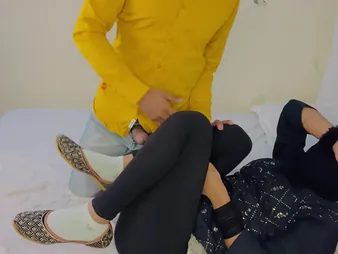 Indian Muslim Hijab girl staff member fucked at the end of one's tether office boss abiding sex