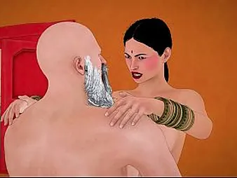 Mature Bhabhi hooks take with regard to her dad-in-law take a 3D hentai game with regard to busty boobs coupled with curvy body