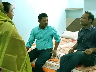 Desi MILF gets pounded by stepbrother's friends close to a hot Indian Bengali fuckfest