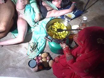 Indian XXXx & Desi Angel get nasty in a difficulty kitchen more exploitative talk added to pussy fucking