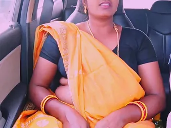 Super-steamy Indian mademoiselle heads hideous in auto with her messy Hindi headman