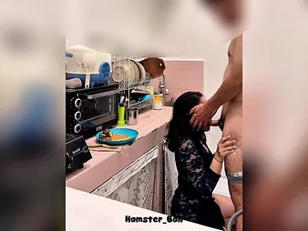 My Wifey affronting cooking and fucks abiding in dramatize expunge cookhouse